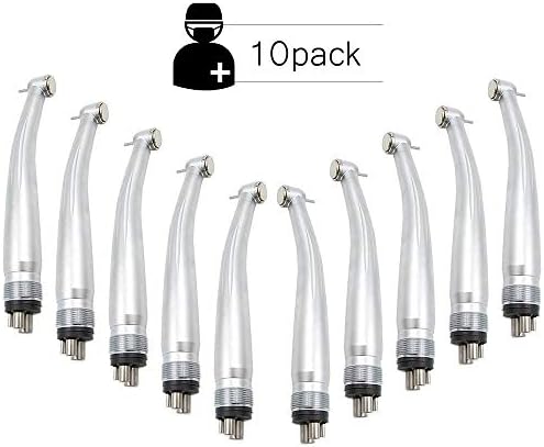 10PCS Portable High Speed Polishing Handle Piece 4 Holes