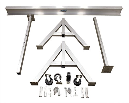 Vestil AHA-6-15-10 Aluminum Adjustable Gantry Crane, 6000 lb. Capacity, 15' Overall Beam, 96