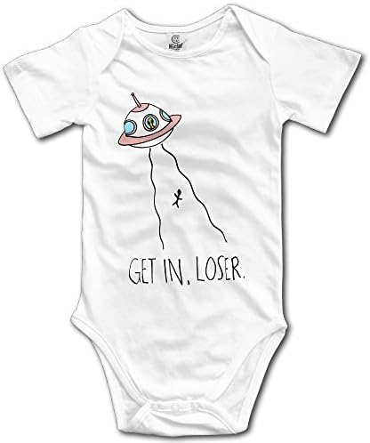 Alien Get In Loser Unisex Boys Girls Sleepwear Baby Onesie Clothing