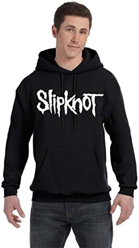 Slipknot Hooded Sweatshirt Metal Rock Korn Misfits Metalica Bands Music Hoodie (Red, M)