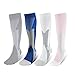 Compression Socks (2 Pair), 20-30 Mmhg is BEST Graduated Athletic & Medical Use for Men & Women, for Running, Flight, Travel, Nurses - Boost Performance, Blood Circulation & Recovery(Blue)