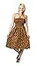 One-Size-fits-Most Tube Dress/Coverup with Animal Print - Giraffe