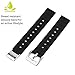 Tylt Moto 360 (2nd Gen) Silicone Watch Band Men's 42mm - Black
