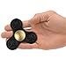 The Anti-Anxiety 360 Fidget Spinner [ALLOY METAL] Tri Spinner Figit Hand Toy for Relieving ADHD, Anxiety, Boredom Spins 3-5 Minutes (Black)