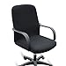 BTSKY Office Computer Chair Covers Stretchy -Polyester Desk Chair/Rotating Chair Cover, Large Size (Black, No Chair)