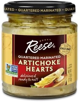 Reese Quartered Marinated Artichoke Hearts 7.5 oz (Pack of 6)