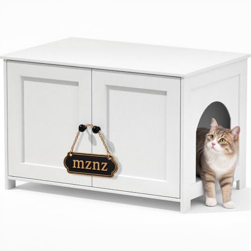 MZNZ Hidden Cat Litter Box Enclosure