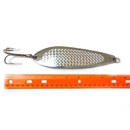 Fish WOW! 9oz 9.5inch Fishing Spoon with Treble Hook Bait Lures Fish