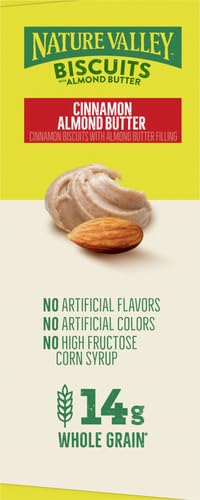 NATURE VALLEY BISCUIT SANDWICHES, CINNAMON ALMOND BUTTER, 10 CT, 13.5 OZ