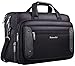 17.3 inch Laptop Bag, Business Travel Bag for Men Women, Expandable Large Hybrid Shoulder Bag, Waterproof Carrying Case Fits 17 15.6 Inch Laptop, Computer, Tablet-Black