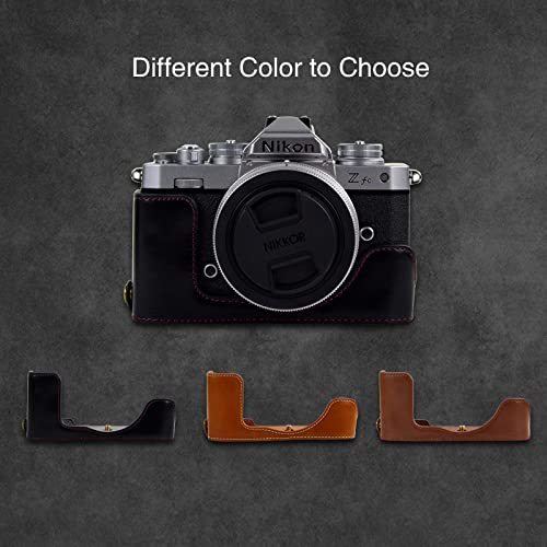 Case for Nikon Z fc Zfc, Rieibi PU Leather Protective Camera Case for Nikon Z fc Zfc