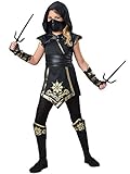 Fun World InCharacter Costumes Ninja's Mystique Costume, One Color, Size 10