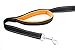 Mighty Paw Dual Handle Dog Leash - Reflective for Night Safety - Padded Leash - Two Handles - Dog Leash with Carabiner Clip - Traffic Handle - 6 Feet Long (Black/Orange)