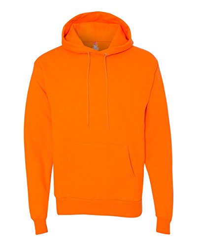 Hanes ComfortBlend▒ EcoSmart▒ Men`s Pullover Hoodie Sweatshirt Safety Orange 2XL