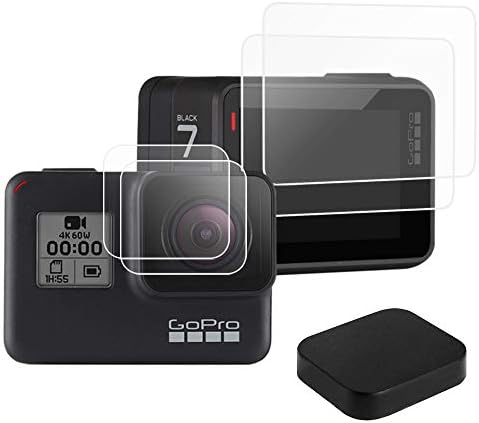 Kelifang Screen Protector Compatible With New Gopro Hero 7 Black 18 Hero 6 5 Black Action Camera With Lens Protector Lens Cap Cover And Screen Protector Film Accessories 5 Pieces In Bangladesh Binge Com