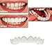 Coohole Cosmetic Teeth,Amazing Comfort Fit Flex Cosmetic Teeth Denture Smile Teeth Top