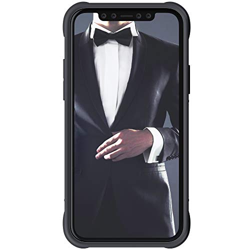 Ghostek Exec Designed for iPhone 11 Pro Wallet Case Magnetic Leather Card Holder Pocket Slot Holds 4 Credit Cards Military Grade Shockproof for 2019 Apple iPhone 11 Pro (5.8" Screen Only) - (Black)