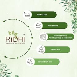 Ridhi Taupe Jal 100% Cotton Round 90 Tablecloth