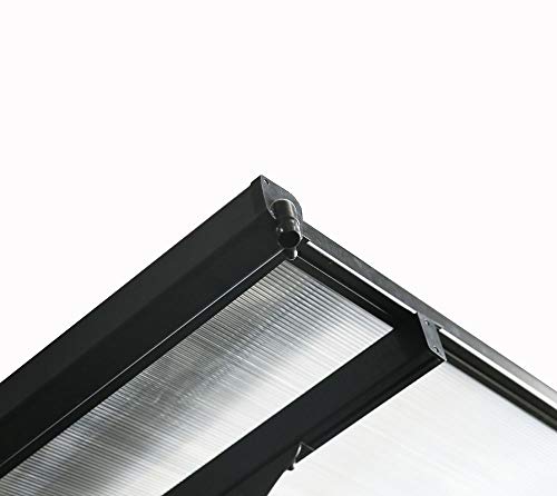 WESTMANN Terrassenüberdachung Bruce | 300x435x270 cm Schwarz | Aluminium Terrassendach inklusive Hardtop für Sonnenschutz – Bild 6