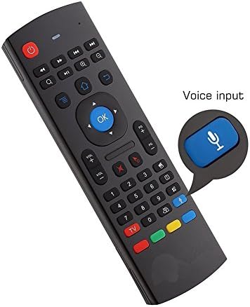 3 in 1 Remote Control - TopYart 2.4G Wireless Air Mouse Remote Control Keyboard with Infrared Learning Voice Input MX3 Air Mouse for Android TV Box