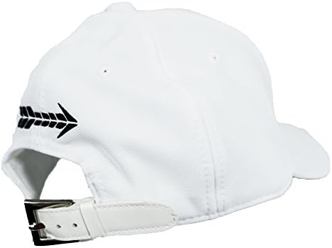 The Native Clothing Adjustable Buckle Dad Hat Baseball Cap Polyester (White)