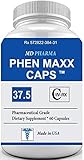 PHEN MAXX CAPS 37.5 Â® - Professional Formula - Appetite Suppressant - Fat Burner Diet Pills - Thermogenic Weight Loss - Great for Keto Diets