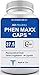PHEN MAXX CAPS 37.5 ® - Professional Formula - Appetite Suppressant - Fat Burner Diet Pills - Thermogenic Weight Loss - Great for Keto Diets