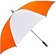 The Ultra Value 58" Large Oversize Automatic Open Windproof Golf Umbrella, Strong Fiberglass Oversize Golf Umbrella with Two Tone Foam Handle, Heavy Duty Umbrella for Men & Women