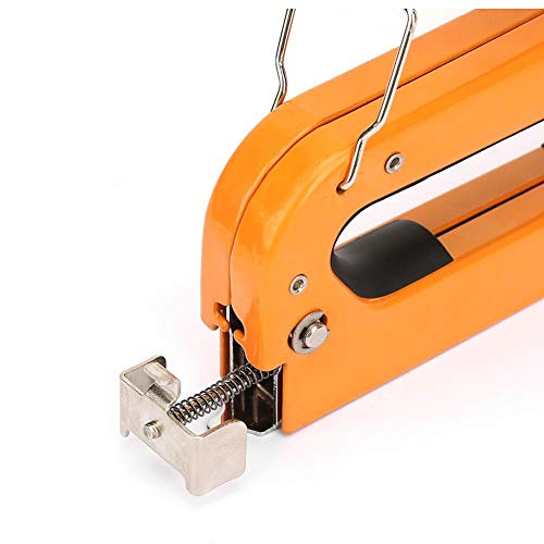 Asixx Manual Staple Gun, Hand Operated Nailer Nailing Tool for Decorating Furniture, Flooring, Wall, Windows and Doors, Advertising, Woodworking, etc.