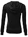 J.TOMSON Women's Basic Zip Up Hooded Long Sleeve Jacket