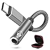 ACOCOBUY USB C naar 3.5mm Adapter voor Samsung S21 Ultra Hoofdtelefoon Jack Adapter Duurzaam USB C naar 3.5mm Audio…