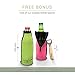 Bottle Insulator - Premium Set Of 6 Colored Insulated Beer Bottle Zipper Coolies - Collapsible Extra Thick Neoprene Bottle Coolers By Trendy Bartender - Keep Your Drinks Chilled