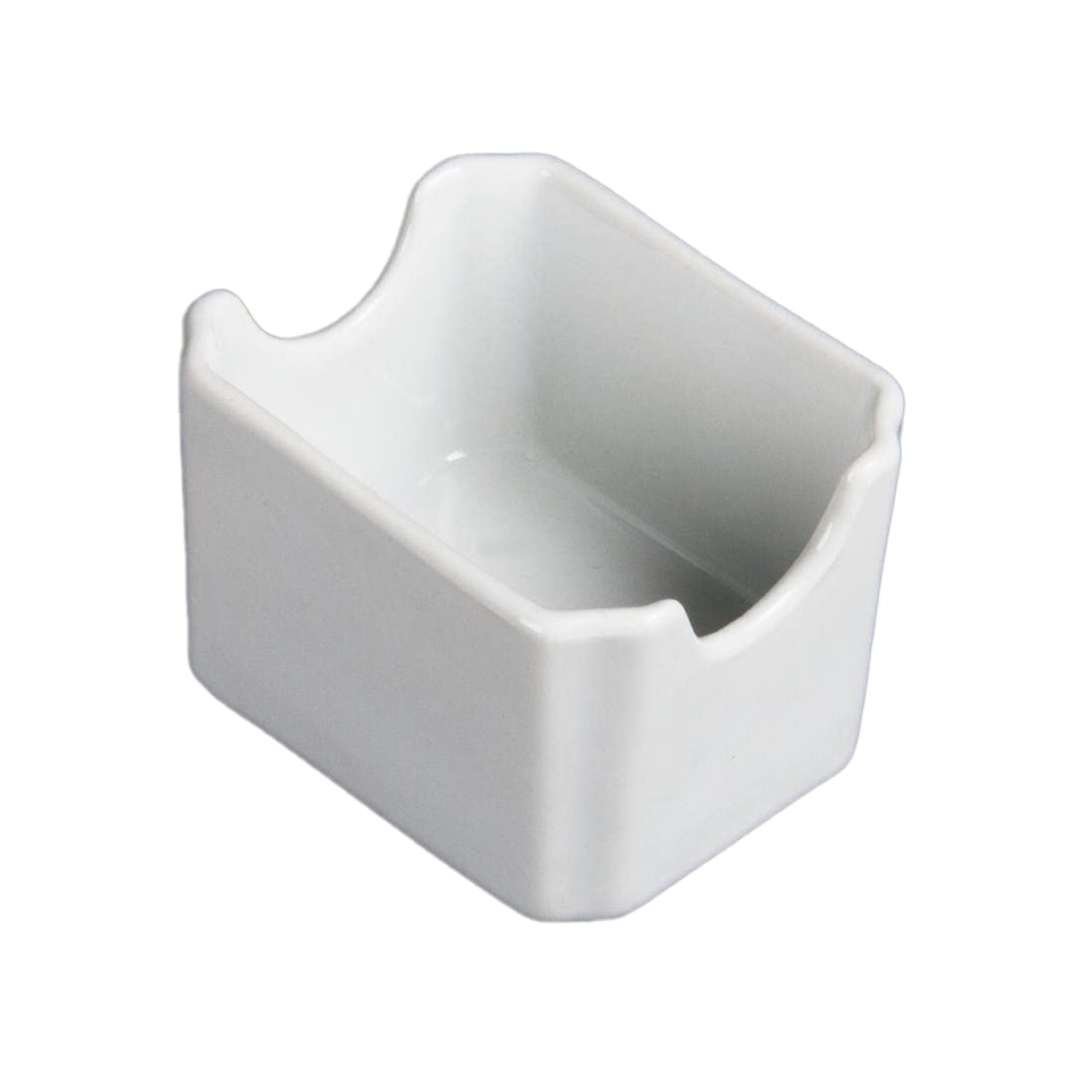 Olympia White Ware Sachet Holders Porcelain Case Storage White 70X90mm 6pc