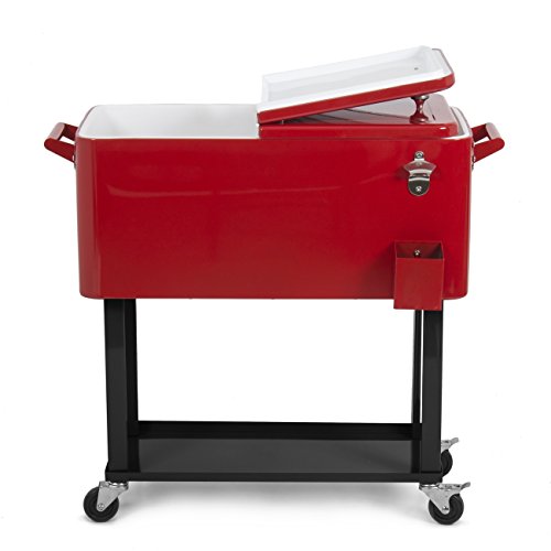 1 Belleze+Rolling+Portable+Cooler+80+Quart