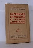 Conserves familiales et microbie alimentaire by 