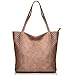 KISS GOLD(TM) Leisure Canvas Tote Shoulder HandBag for Women Crossbody Bag for Women (Coffee)