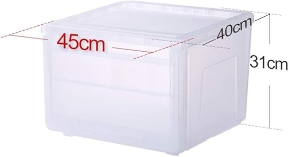 Conveniente Caja de Almacenamiento con una Tapa de la Cesta de Caja de