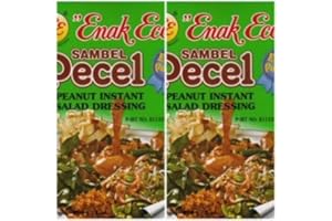 ENAK ECO SAMBAL PECEL/ENAK ECO INSTANT SPICY PEANUT SALAD DRESSING PACK OF 2 (2X@200g)