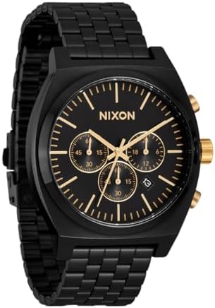 Amazon.com: NIXON Time Teller Solar A1369 - Chocolate/Cappuccino