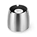 WOFO Cigar Ashtray Windproof Stainless Steel Solid Base Ashtrays for Home/Backyard/House Decorations Easy Clean (Small) primary