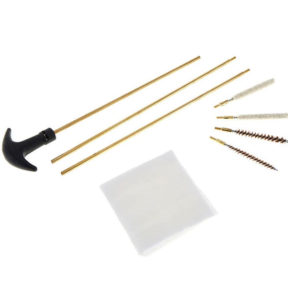 Tiardey Cleaning Rod Kit Set for 3 Piece Rod,Brushes,Mops,Jag, patches.Up to 67cm long.