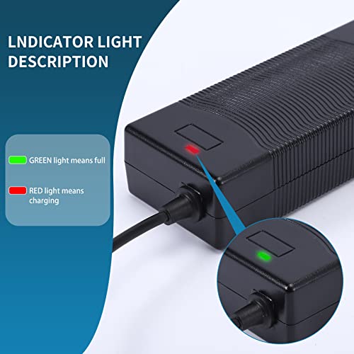 SafPow Upgraded 42V 2A For Gotrax Electric Scooter Charger Bike, For Go