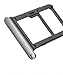 EShine SIM Card Holder Slot Tray Replacement + Sim Card Remover Eject Pin Key Tool for Samsung Galaxy S7 G930 (All Carriers), Gray