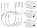ML PRODUCTION Certified 5W 1A USB Power Wall Charger with 3'/1 m Lightning to USB Cable - 3 Piece