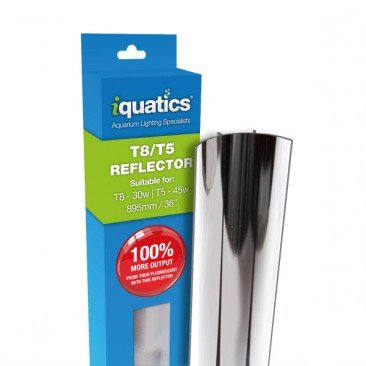 iQuatics T8 Aluminium Reflector-Increased output by up to 100%, 30W Single Pack