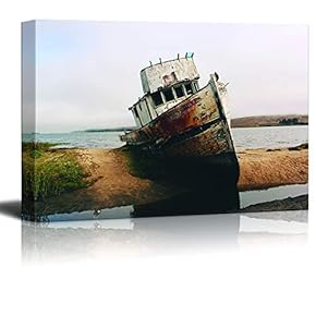signwin Canvas Wall Art Old Landscape Photography Canvas...