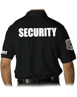 for Men's Security Collar Polo Shirt