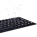 HDE Wired USB Spillproof Roll Up Portable Folding Pocket Silent Typing Silicone Keyboard