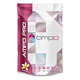 AMPD Pro (688 Grams - 30 Servings) Vanilla - 20g Plant Based Protein Powder from Pea, Rice, Chia - Vegan Friendly, 3g Fiber, Omega-3's, Multi-Vitamin Plus Biotin