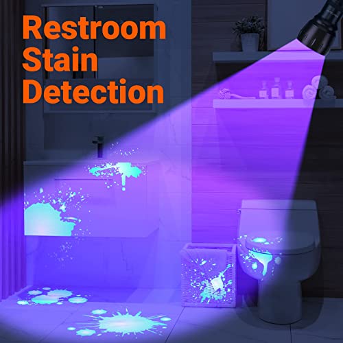 MIU COLOR Black Light UV Flashlight, Small UV Blacklight with 21 LEDs, 395nm, Compact Handheld